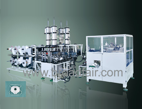 杯型口罩自动生产线 杯型口罩自动生产线